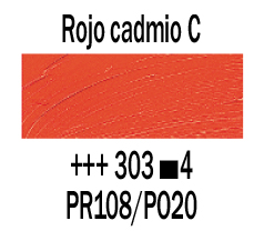Óleo Rojo Cadmio Claro nº303 S.4