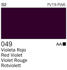 Acrílico Goauche Violeta Rojo 049
