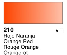 Venta pintura online: Acuarela liquida Rojo Naranja nº210