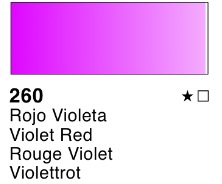 Venta pintura online: Acuarela liquida Rojo Violeta nº260