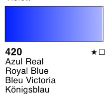Venta pintura online: Acuarela liquida Azul real nº420