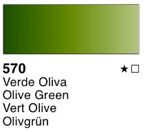 Venta pintura online: Acuarela liquida Verde oliva nº570