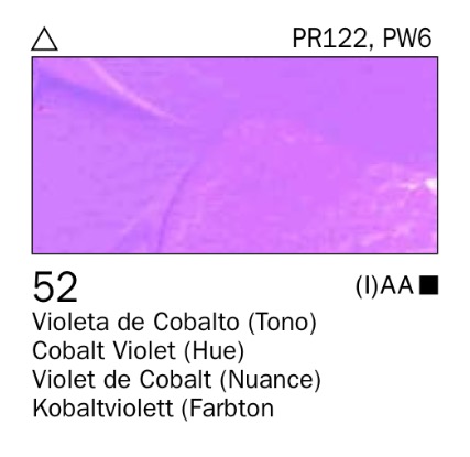 Acrílico Violeta de cobalto (tono) nº52