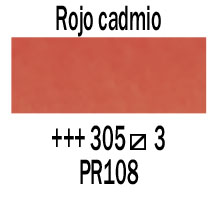 Venta pintura online: Acuarela Rojo Cadmio 305 S3