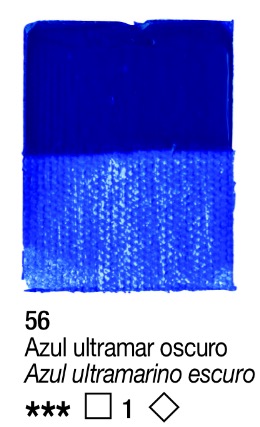 Venta pintura online: Acrílico Azul ultramar oscuro nº56 serie 1