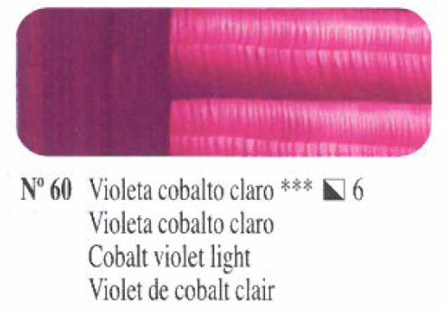 Oleo Violeta cobalto claro nº60 serie 6