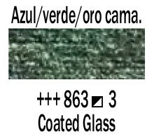 Acuarela Azul Verde Oro Camaleón 863 S3