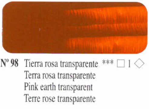 Venta pintura online: Oleo Tierra rosa transparente nº98 serie 1