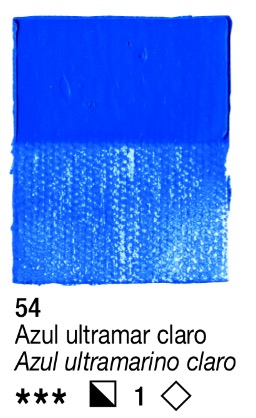 Venta pintura online: Acrílico Azul ultramar claro nº54 serie 1