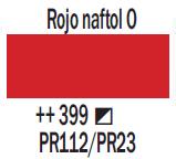 Venta pintura online: Acrílico Rojo Naftol Oscuro nº399