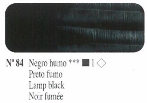 Venta pintura online: Oleo Negro humo nº84 serie 1