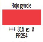 Venta pintura online: Óleo Rojo Pyrrole nº315