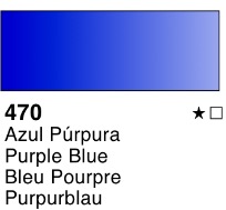 Venta pintura online: Acuarela Azul purpura nº470