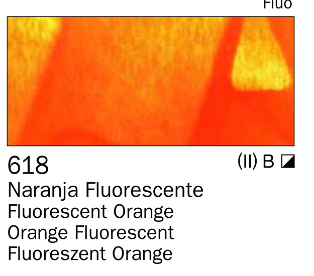 Venta pintura online: Acrilico Naranja Fluorescente nº618