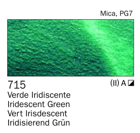 Acrilico Verde Iridiscente nº715
